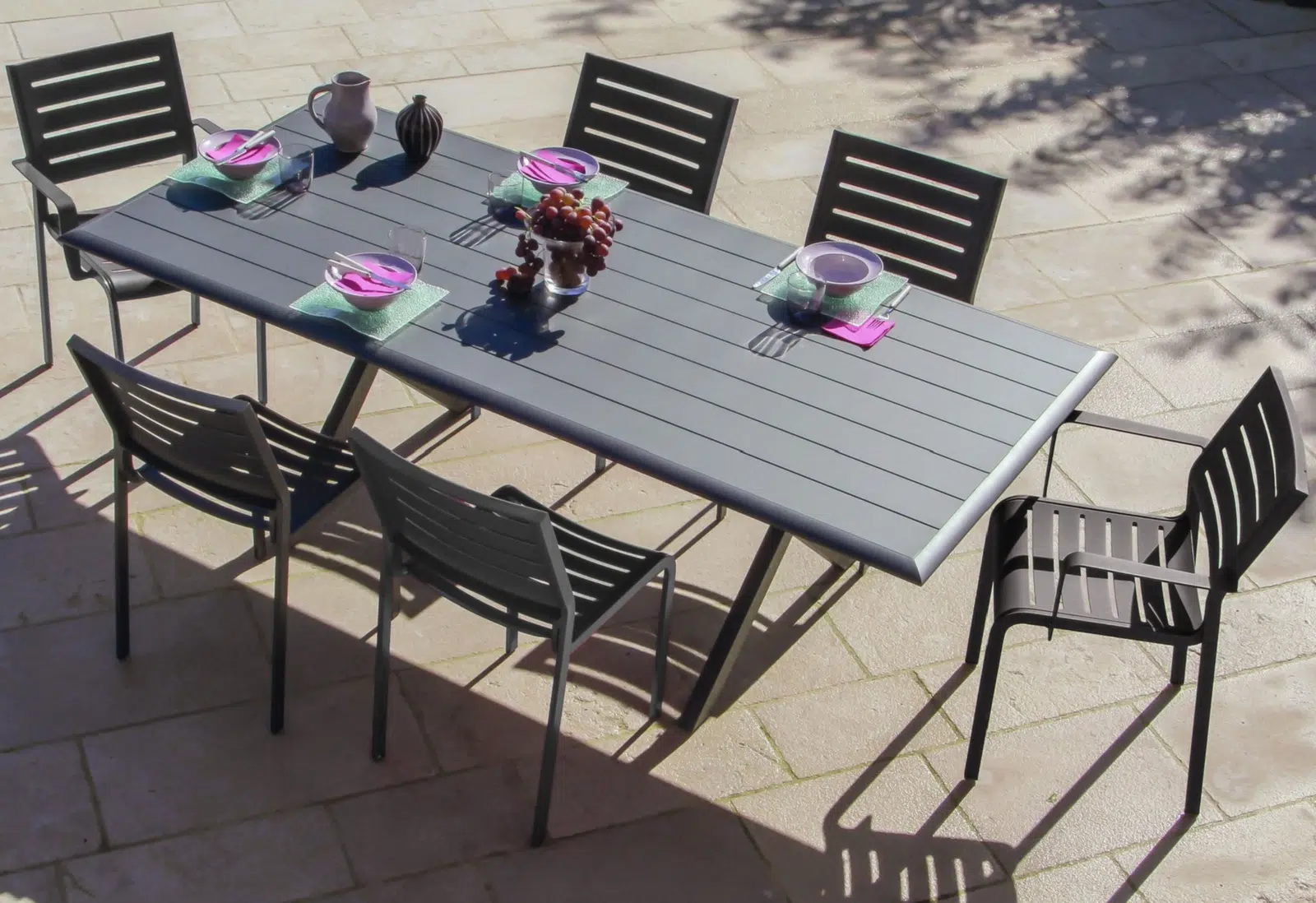 salon de jardin alu