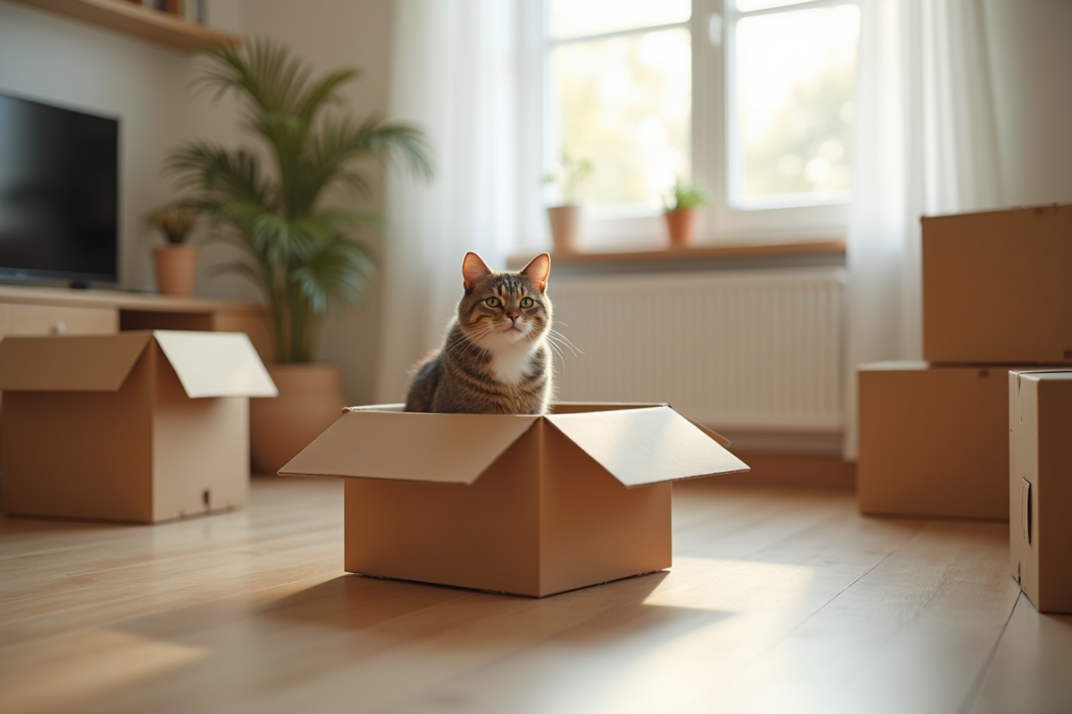 chat déménagement