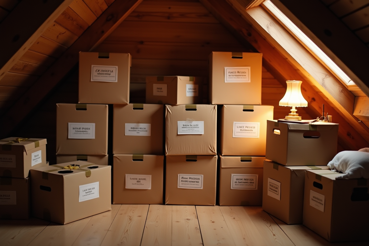 cartons rangement